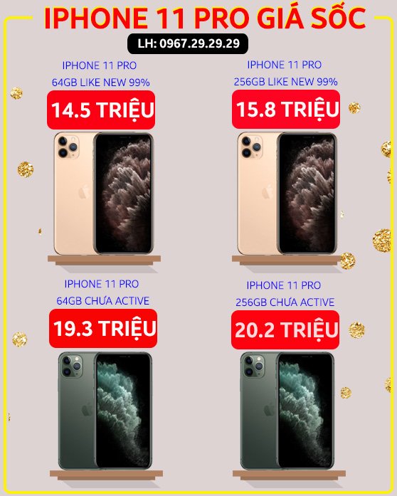 giá iPhone 11 Pro