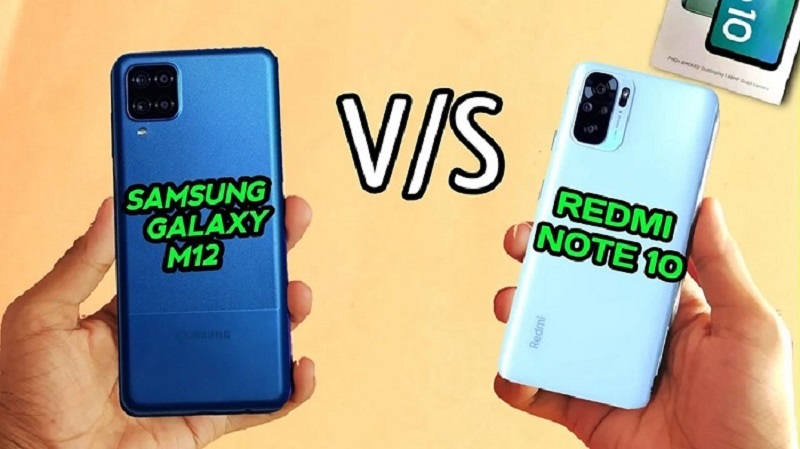 So sánh Galaxy M12 vs Redmi Note 10