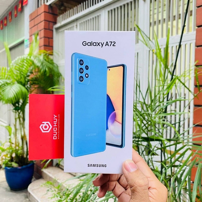 Đập hộp Galaxy A72