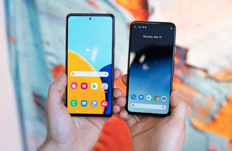So sánh Samsung Galaxy A52 vs Google Pixel 4a 5G 