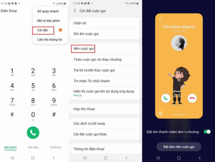 Hình nền cuộc gọi