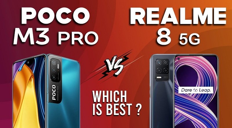 So sánh POCO M3 Pro 5G vs Realme 8 5G