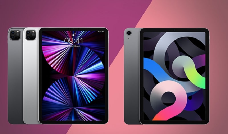 So sánh iPad Pro 2021 vs iPad Air 4 