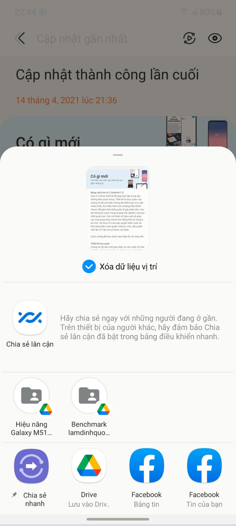 xóa dữ liệu vị trí khỏi hình ảnh