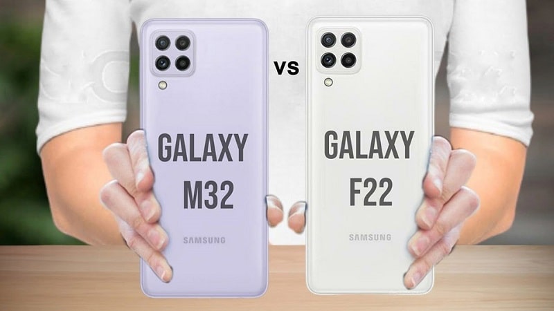 So sánh Galaxy F22 vs Galaxy M32 