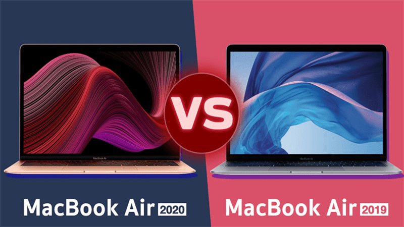 So sánh Macbook Air 2020 vs Macbook Air 2019