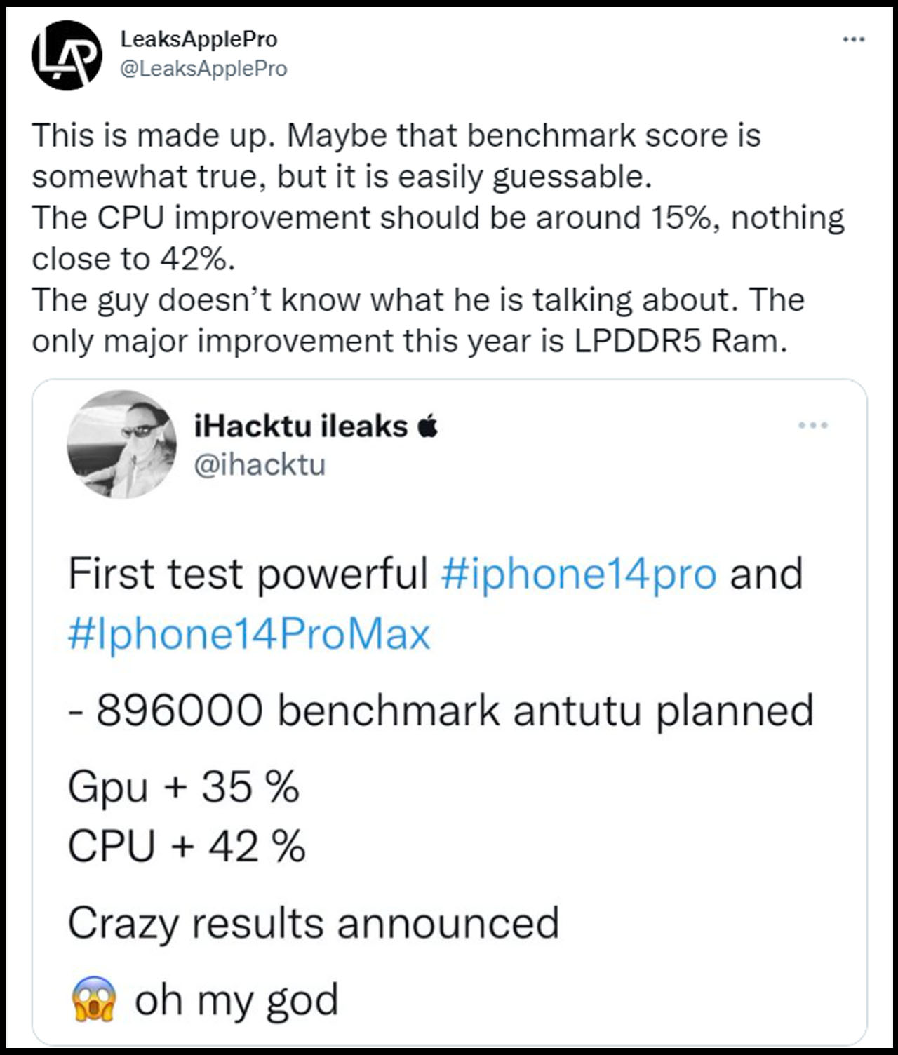gpu iPhone 14 Pro, 14 Pro Max