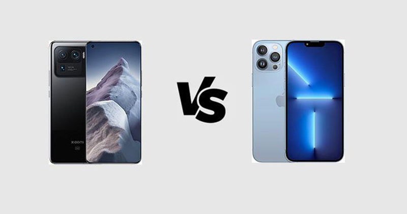 So sánh iPhone 13 Pro Max vs Xiaomi Mi 11 Ultra