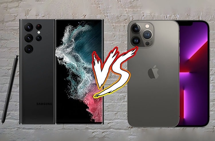 So sánh Samsung Galaxy S22 Ultra vs iPhone 12 Pro Max