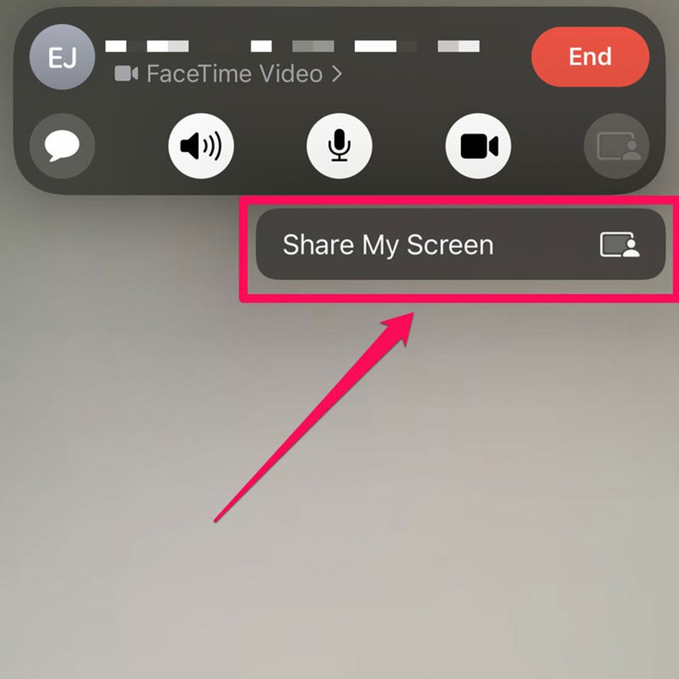 Chia sẻ màn hình trong FaceTime với SharePlay