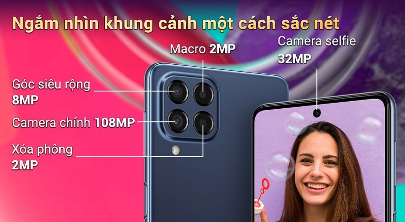 ngoại hình Samsung Galaxy M53 5G