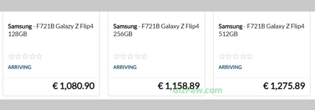 giá Galaxy Z Flip4 5G