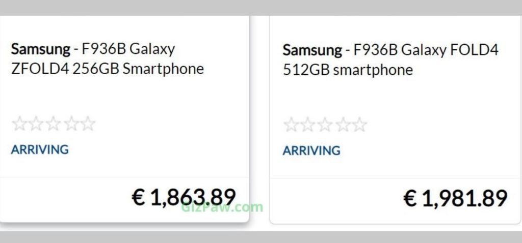 giá Samsung Galaxy Z Fold4 5G