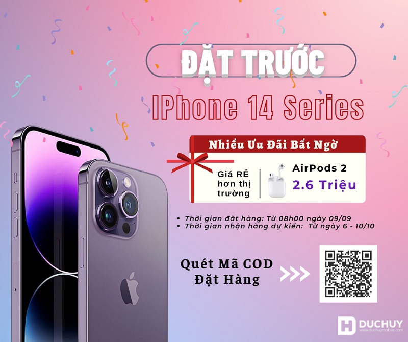 Đặt trước iPhone 14 Pro Max