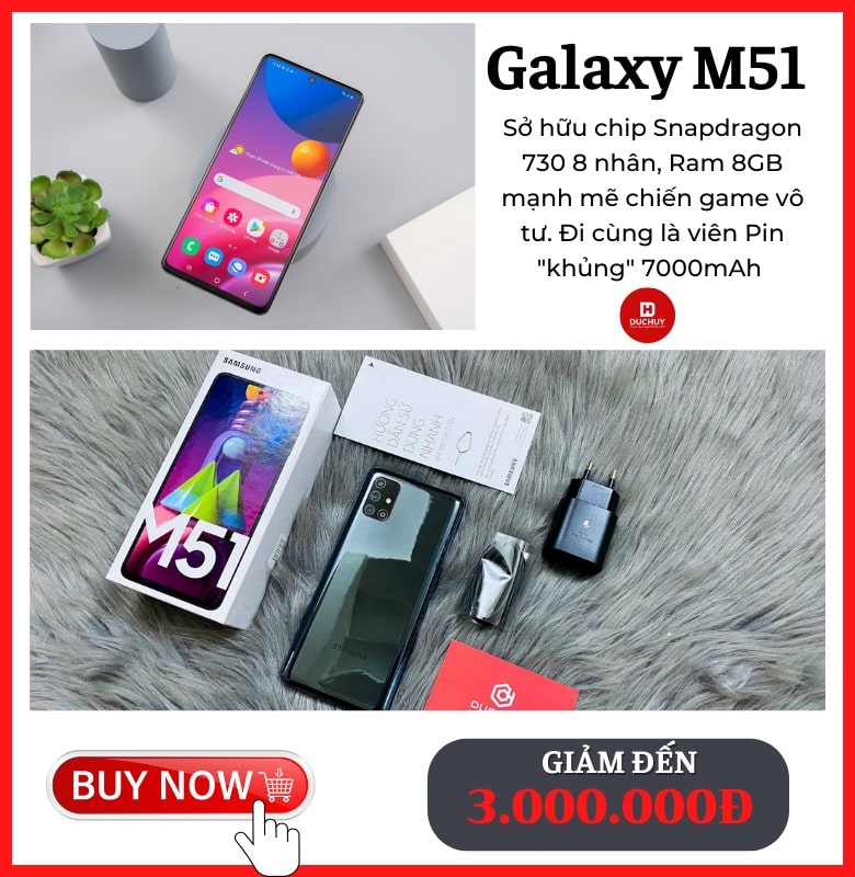 giá Galaxy M51