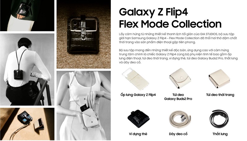 chi tiết Galaxy Z Flip4 5G Flex Mode Collection