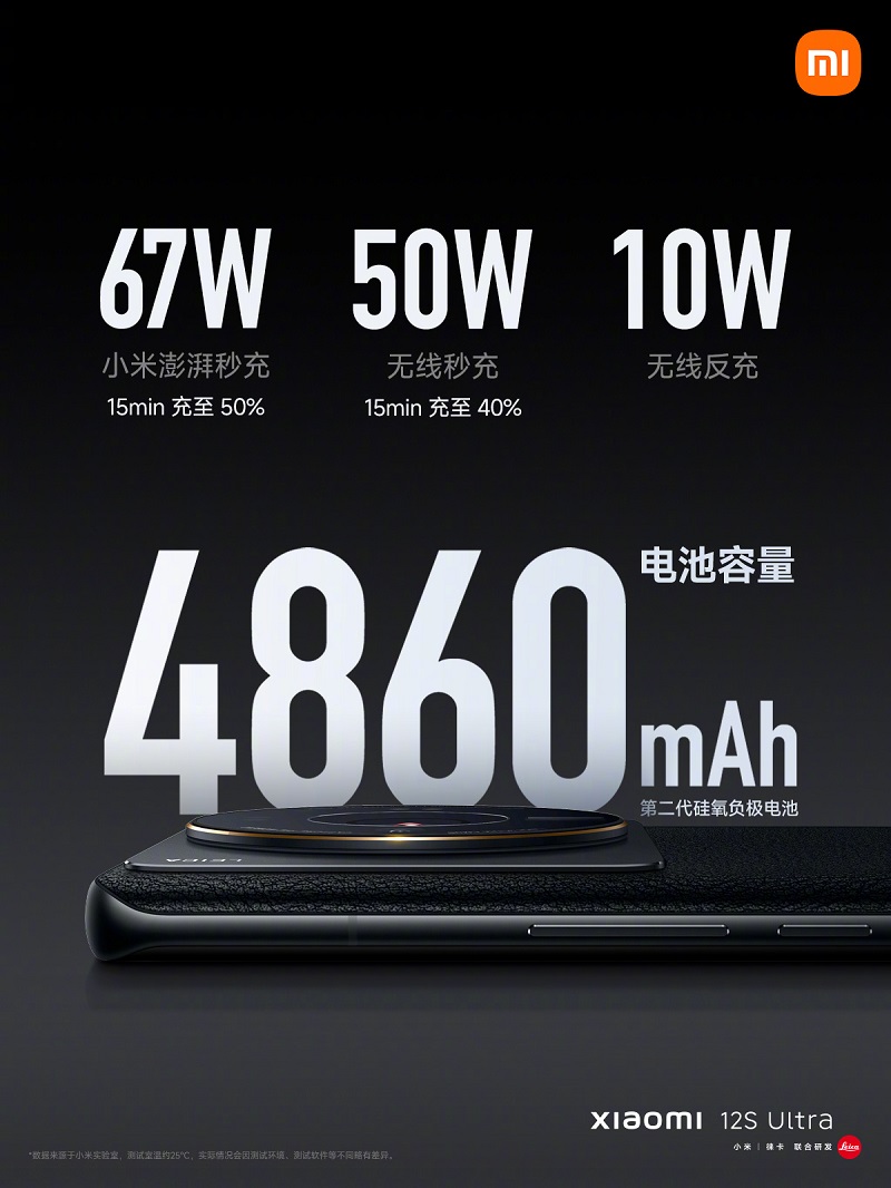pin Xiaomi 12S Ultra