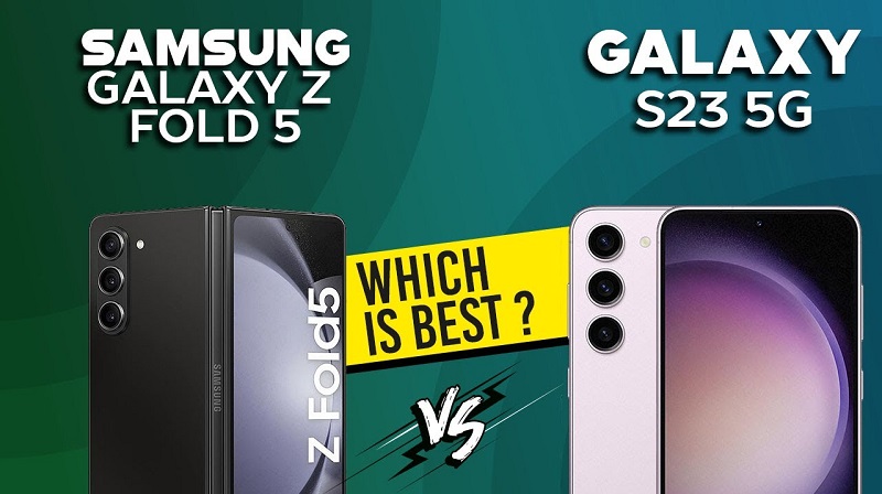 So sánh Samsung Galaxy Z Fold5 với Galaxy S23