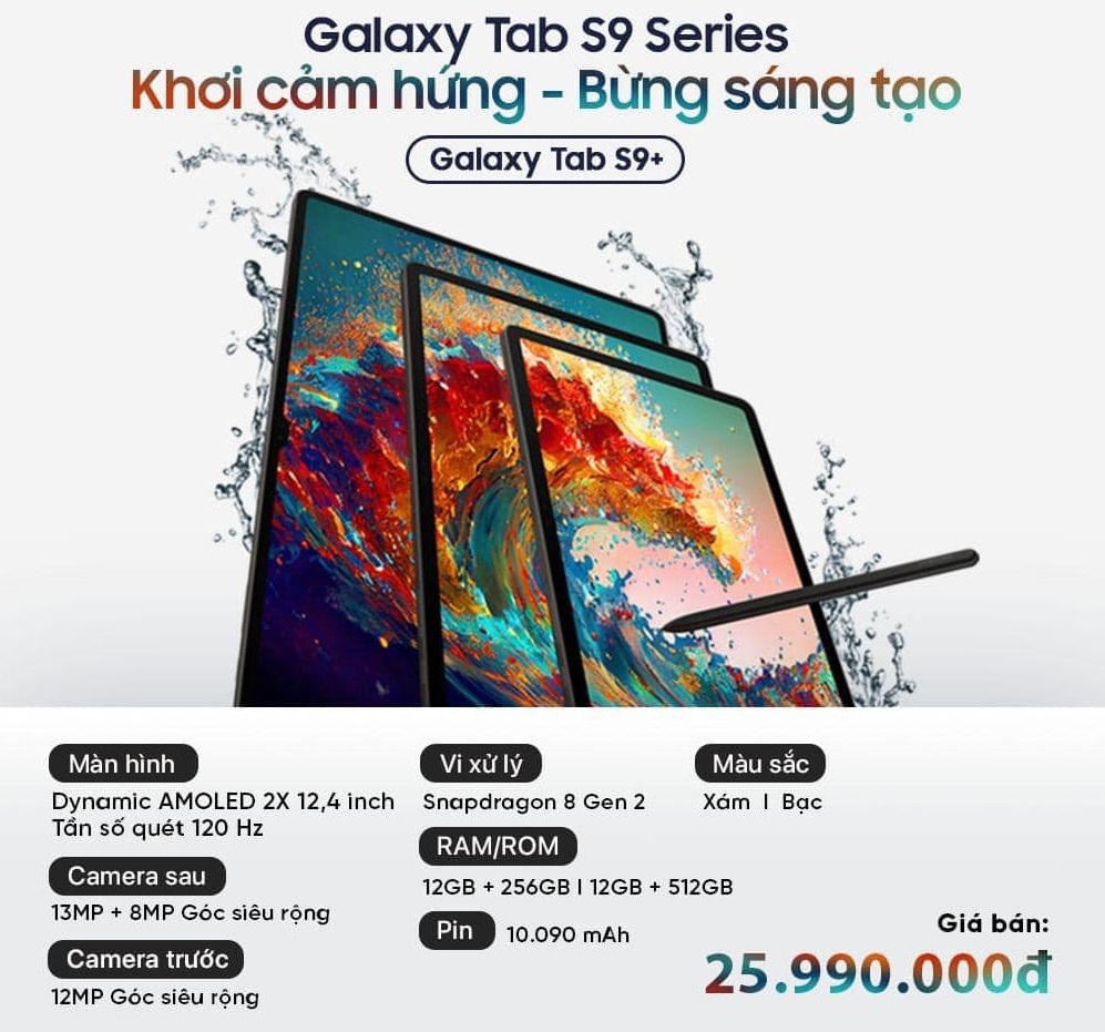 giá Galaxy Tab S9 Plus 5G