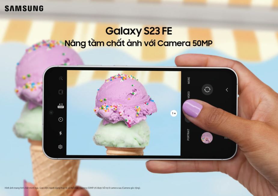 chụp ảnh Galaxy S23 FE