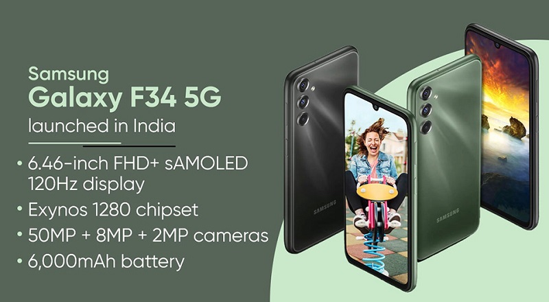 cấu hình Samsung Galaxy F34 5G
