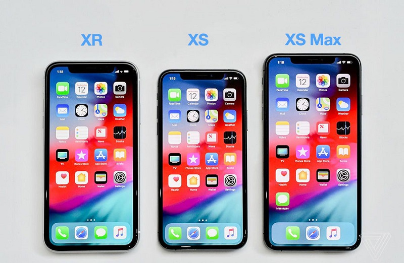 màn hình iPhone XR,  iPhone XS, iPhone XS Max