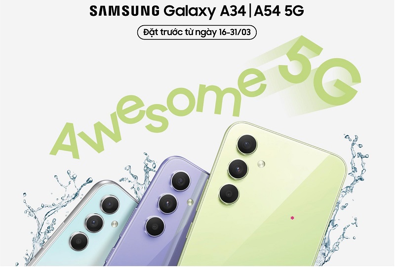 Đặt trước Galaxy A34 5G, Galaxy A54 5G