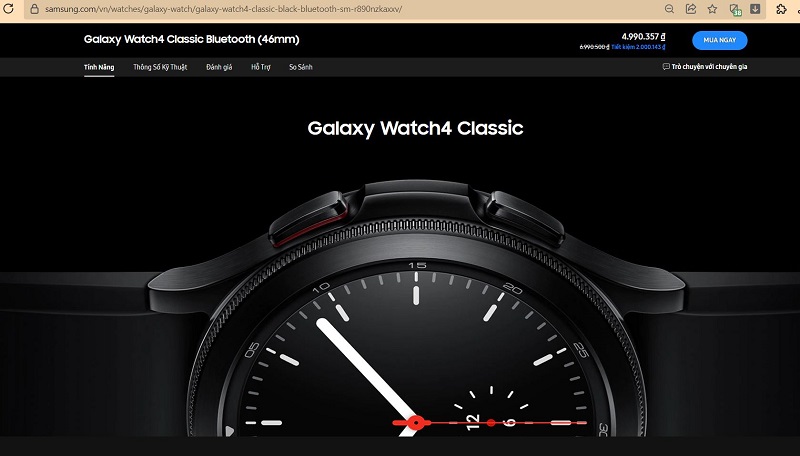 giá Galaxy Watch 4 Classic 46mm 