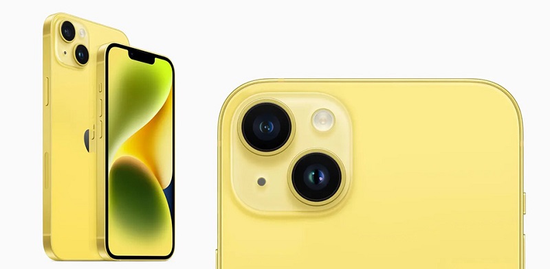 thiết kế iPhone 14, iPhone 14 Plus màu vàng 