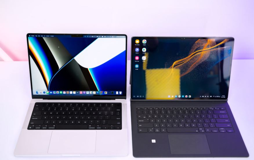 So sánh Galaxy Tab S8 Ultra vs MacBook Pro M1 14 inch 2021