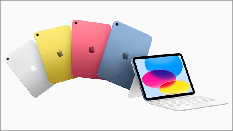 màu sắc iPad Gen 10 2022