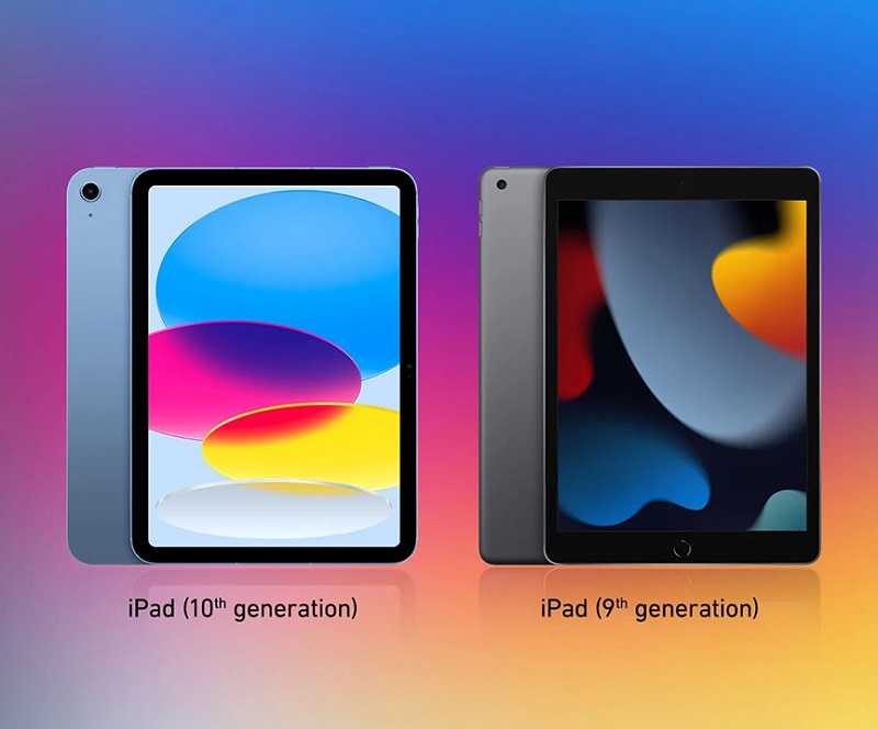 So sánh iPad Gen 10 2022 vs iPad Gen 9 2021