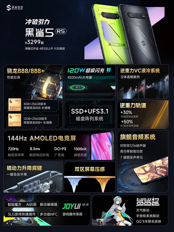 Xiaomi Black Shark 5 RS hiệu năng mạnh mẽ