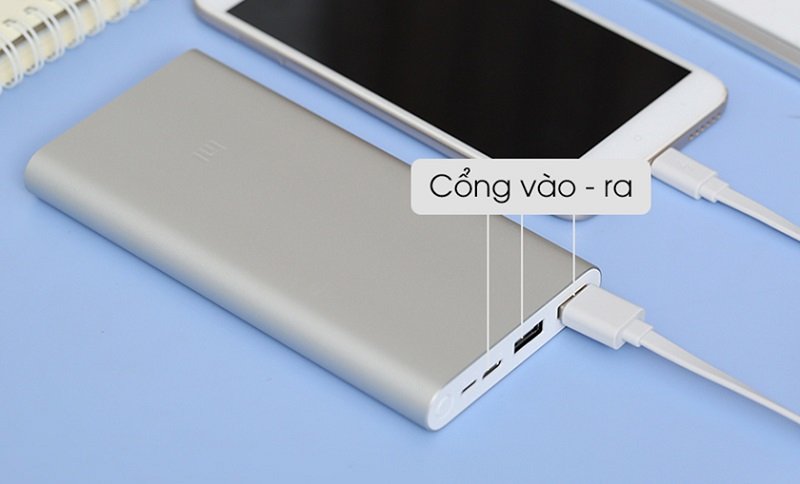 Cổng Pin Sạc Dự Phòng Xiaomi Gen 3 10000 mAh 18W