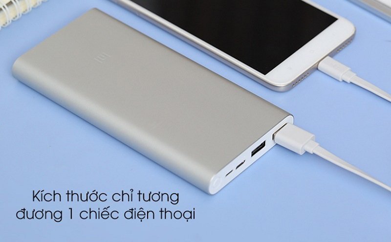 Thiết kế Pin Sạc Dự Phòng Xiaomi Gen 3 10000 mAh 18W