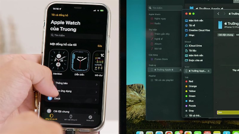 Bước 1 cách chuyển nhạc từ iPhone sang Apple Watch