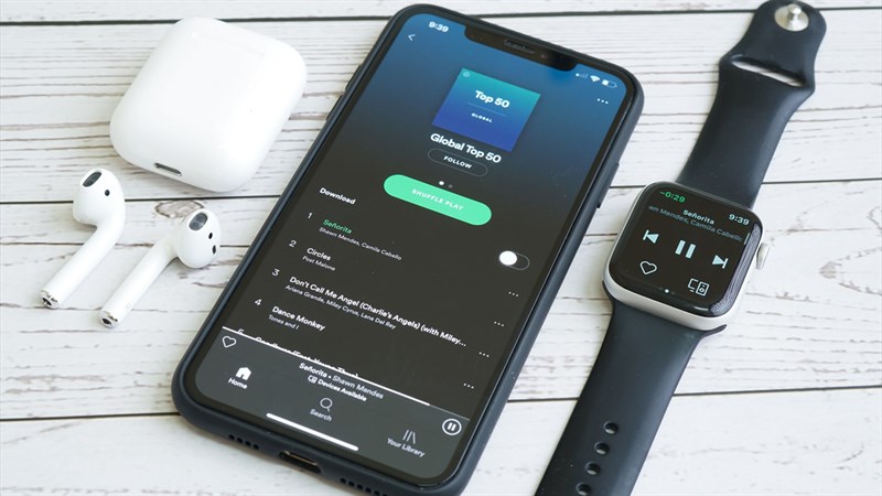 cách chuyển nhạc từ iPhone sang Apple Watch