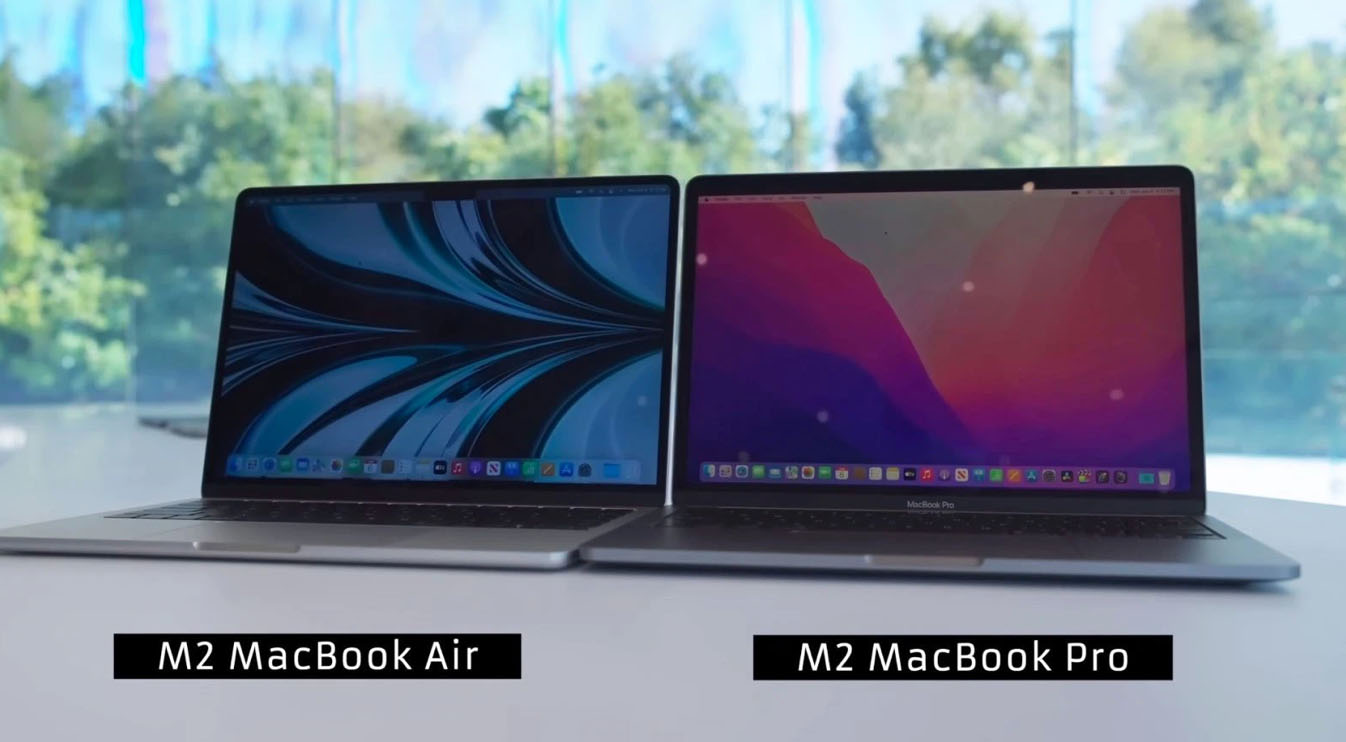 MacBook Air M2 và MacBook Pro M2
