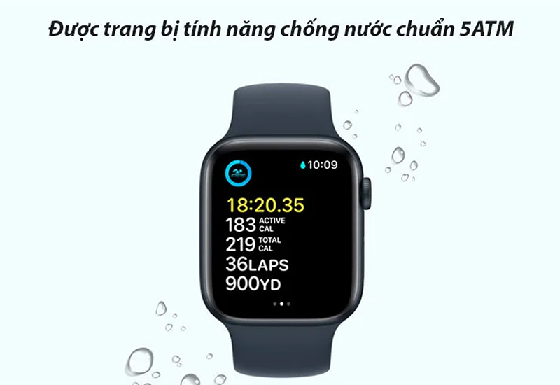 chống nước Apple Watch SE (2022) 40mm