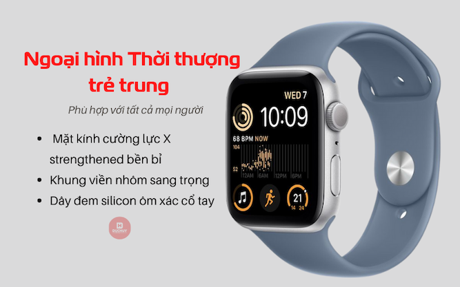 Ngoại hình Apple Watch SE (2O22)