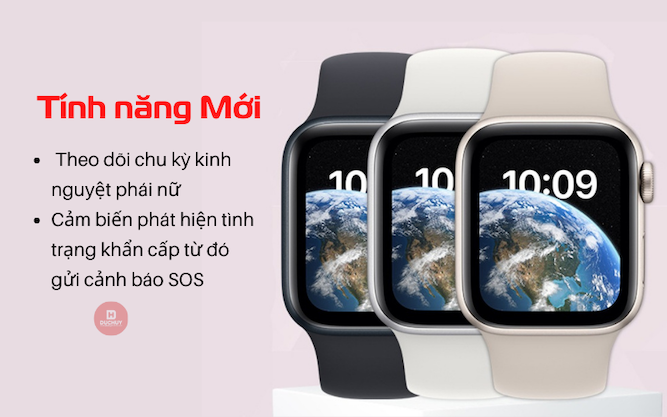 Tính năng mới trên Apple Watch SE (2O22)