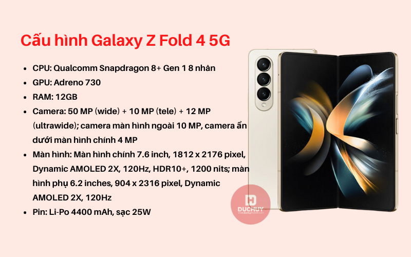 Cấu hình Galaxy Z Fold4