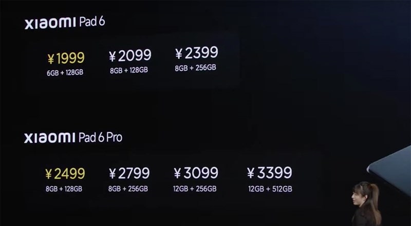 giá Xiaomi Pad 6/ Pad 6 Pro
