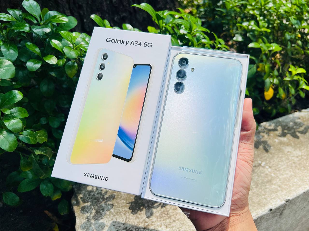 Samsung Galaxy A34 5G bạc