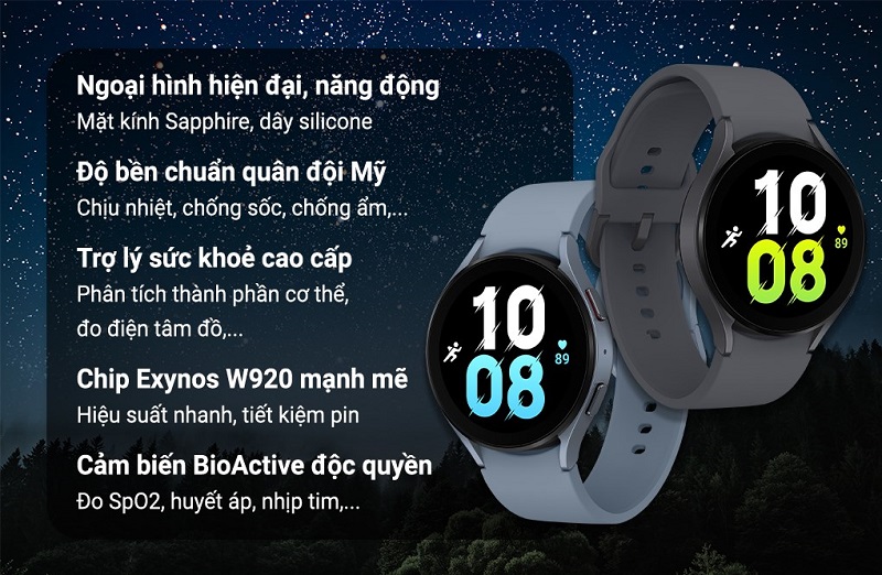 tính năng Galaxy Watch5 44mm