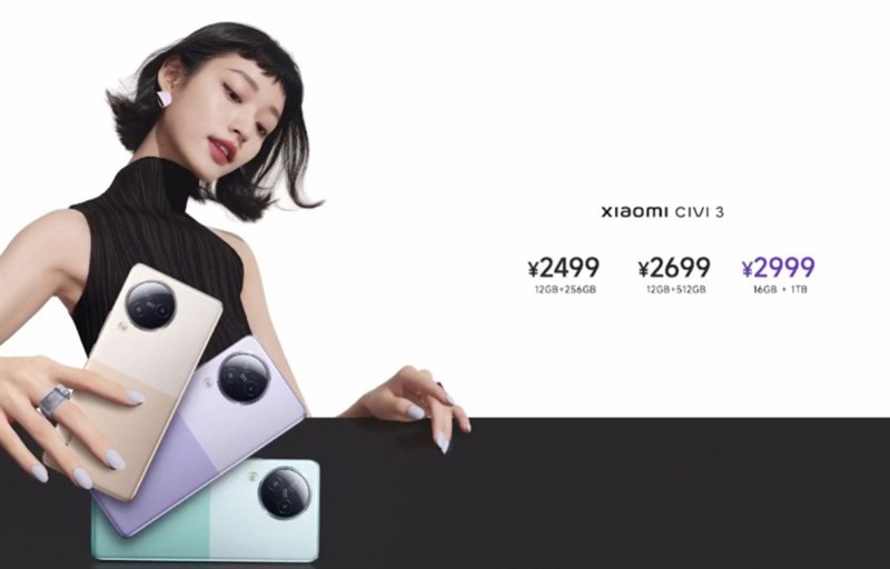 giá Xiaomi CIVI 3