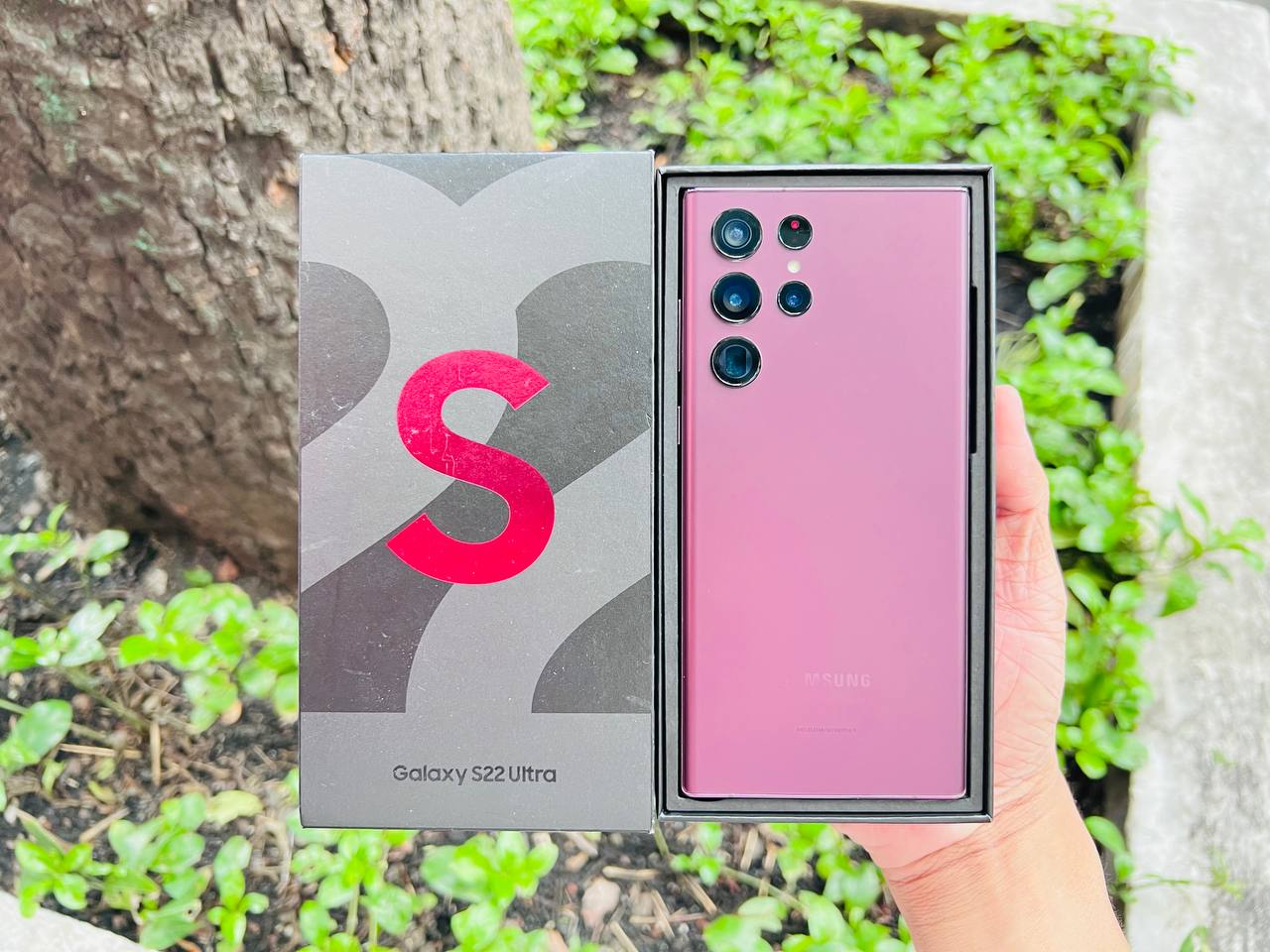 hộp Galaxy S22 Ultra 5G 128GB Trôi Bảo Hành
