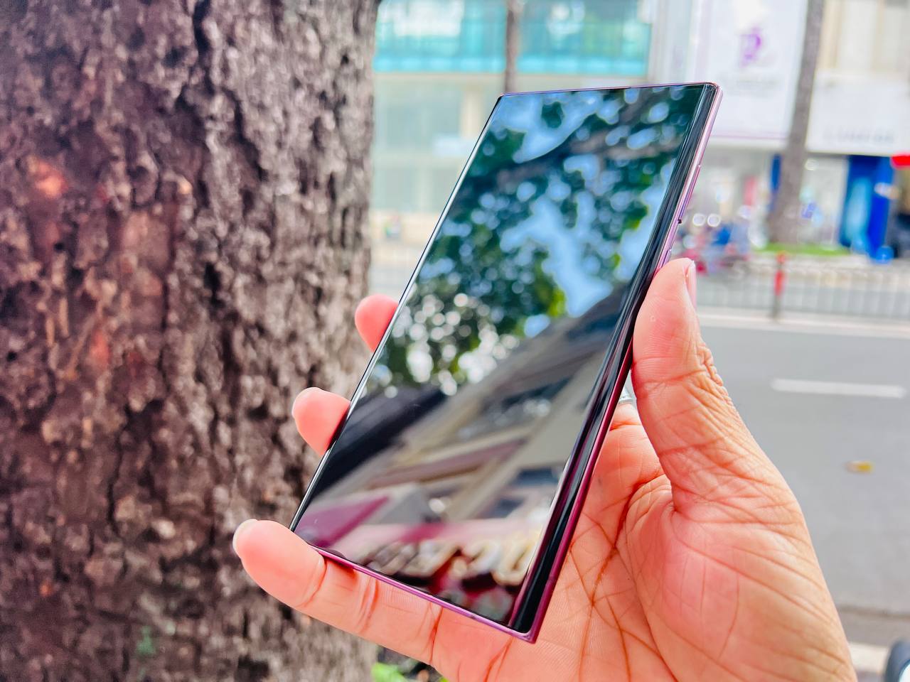 mặt trước Galaxy S22 Ultra 5G 128GB Trôi Bảo Hành