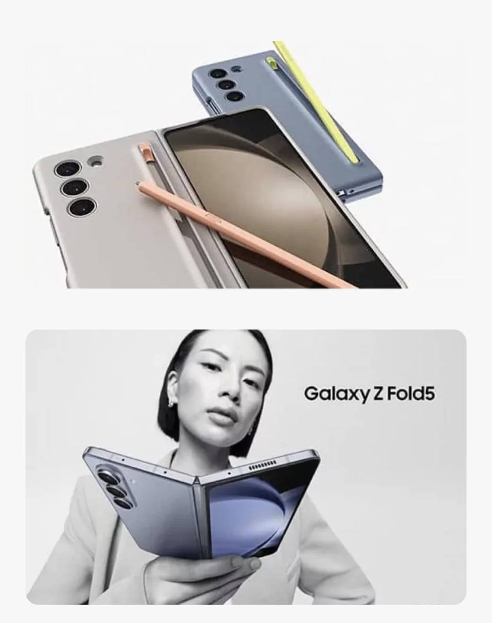 thiết kế Galaxy Z Fold 5
