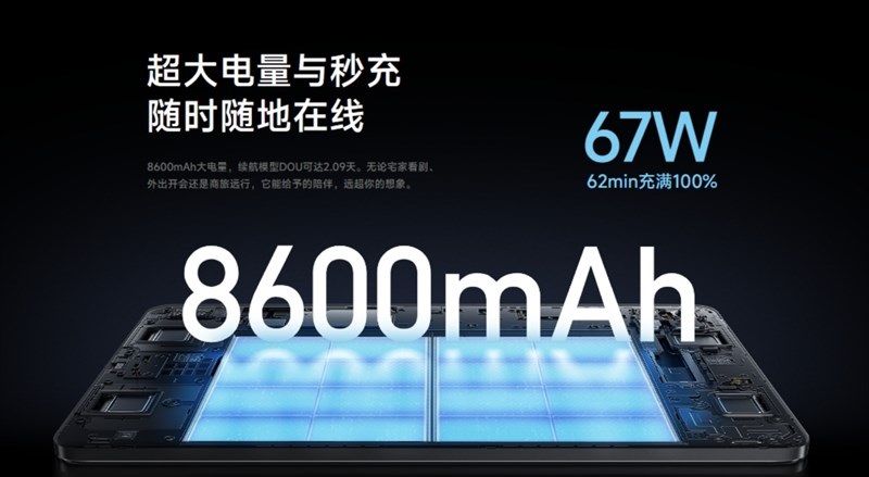 pin Xiaomi Pad 6 Pro